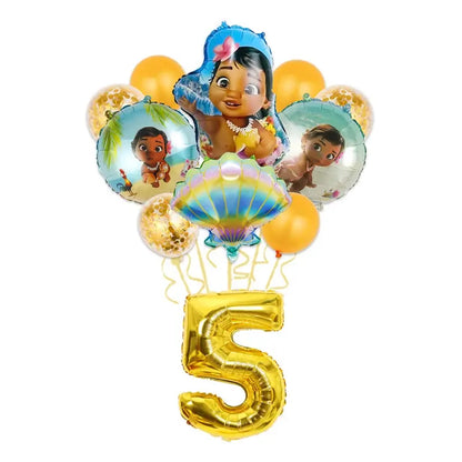 Moana Birthday Party Decoration Cartoon Trikidsworld