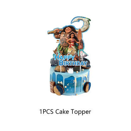 Moana Birthday Party Decoration Cartoon Trikidsworld