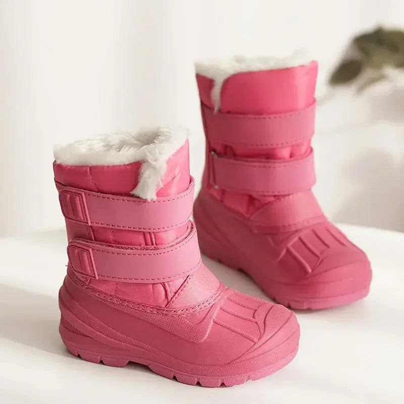 Kids Snow Boots  Unicorn Waterproof Slip Resistant Cold Weather Shoes Boy Girls Rubber Boots Winter Fashion Hiking Sneakers Trikidsworld