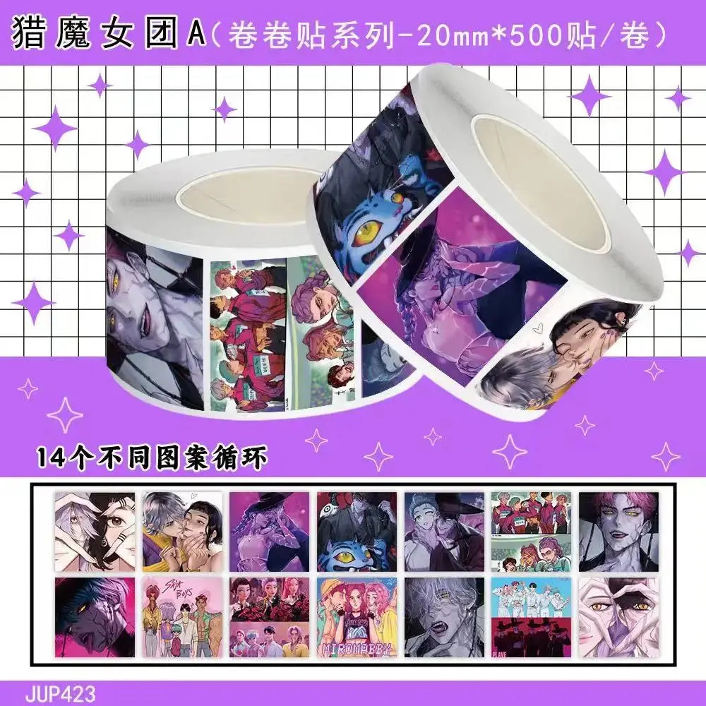Demon Hunters Birthday Party Decor Tableware Banner Decorations Cake Topper Balloon Girl Kid Korean Kpop Anime Party Supplie Set Trikidsworld