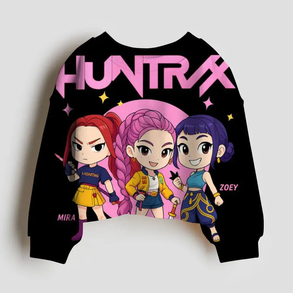 Kpop Demon Hunter Hoodies Kids Kawaii Rumi Mira Zoey Sweatshirt Girls Boys Winter Pullover Long Sleeves Children Clothes Gift Trikidsworld