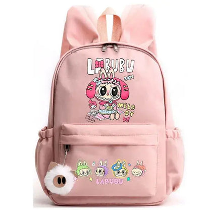 lububu Cute Backpack for Girl Boy Student Teenager Rucksack Women Casual School Bags Travel Rabbit Ears Mochila Birthday Gifts Trikidsworld