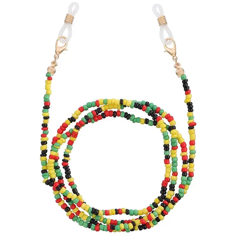 11 Colors Fashion Reading Glasses Chain Retro Beads Eyeglass Sunglasses Spectacle Cord Neck Strap String Mask Chain Eye Wear Trikidsworld