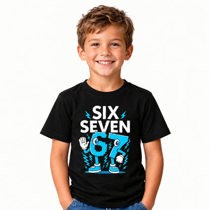 SIX SEVEN Kids T-Shirt – Graphic Unisex Cotton Blend Tee