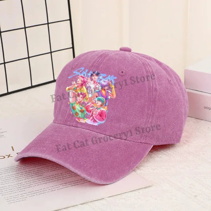 Kpop Demon Hunter Baseball Cap Women Anime Rumi Mira Zoey Sun Hat Adult New Outdoor Sport Sunbonnet Fashion Retro Headgear Gift Trikidsworld