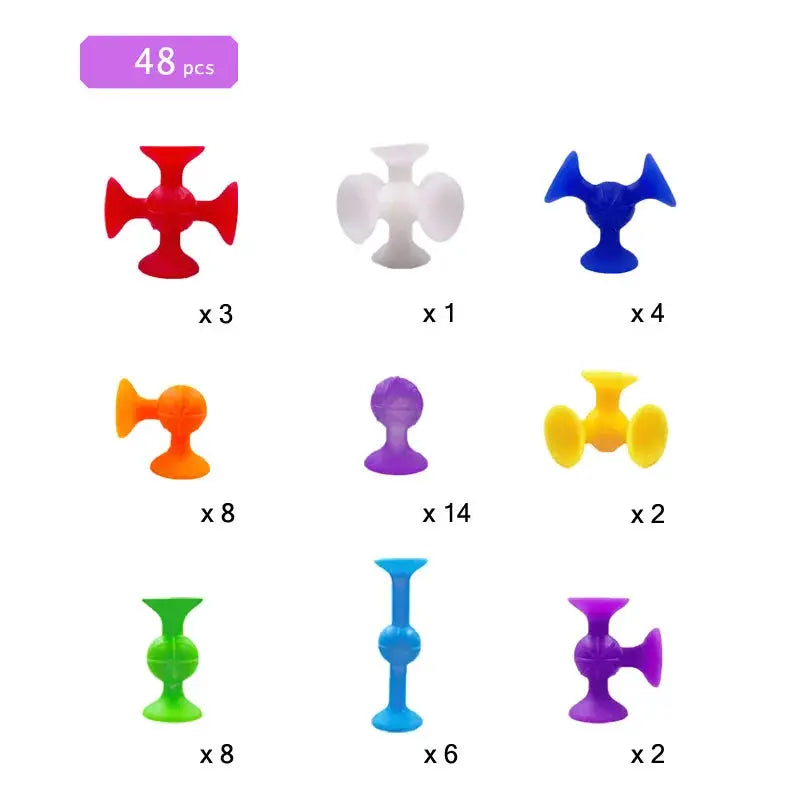 Suction Cup Building Blocks Trikidsworld