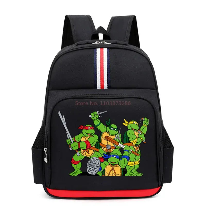 Teenage Ninja Turtle Backpack Anime Cartoon Print Kids Trikidsworld