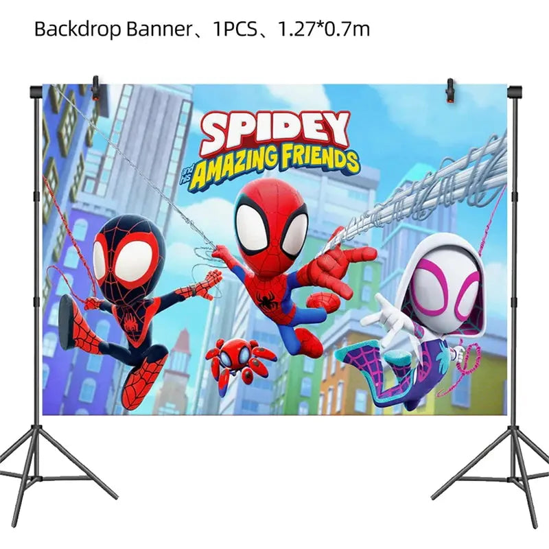 Birthday Party Decoration Spiderman Theme Balloon Trikidsworld