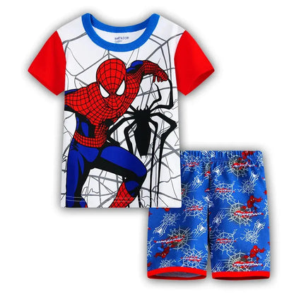 New children Boys Nighty classical Cartoon Girl Nightgown Costume Boys Cute Set Baby Toddler Short Sleeve Pajamas Sets Home Wear Trikidsworld
