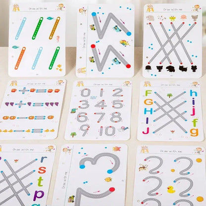 Magical Tracing Workbook Control Training Book Reusable Magic Practice Copybook Children Montessori Drawing Education Stationery Trikidsworld