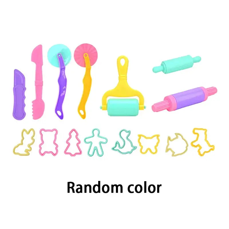Kids Play Dough Tool Kit – Animal & Ocean Molds Set Trikidsworld