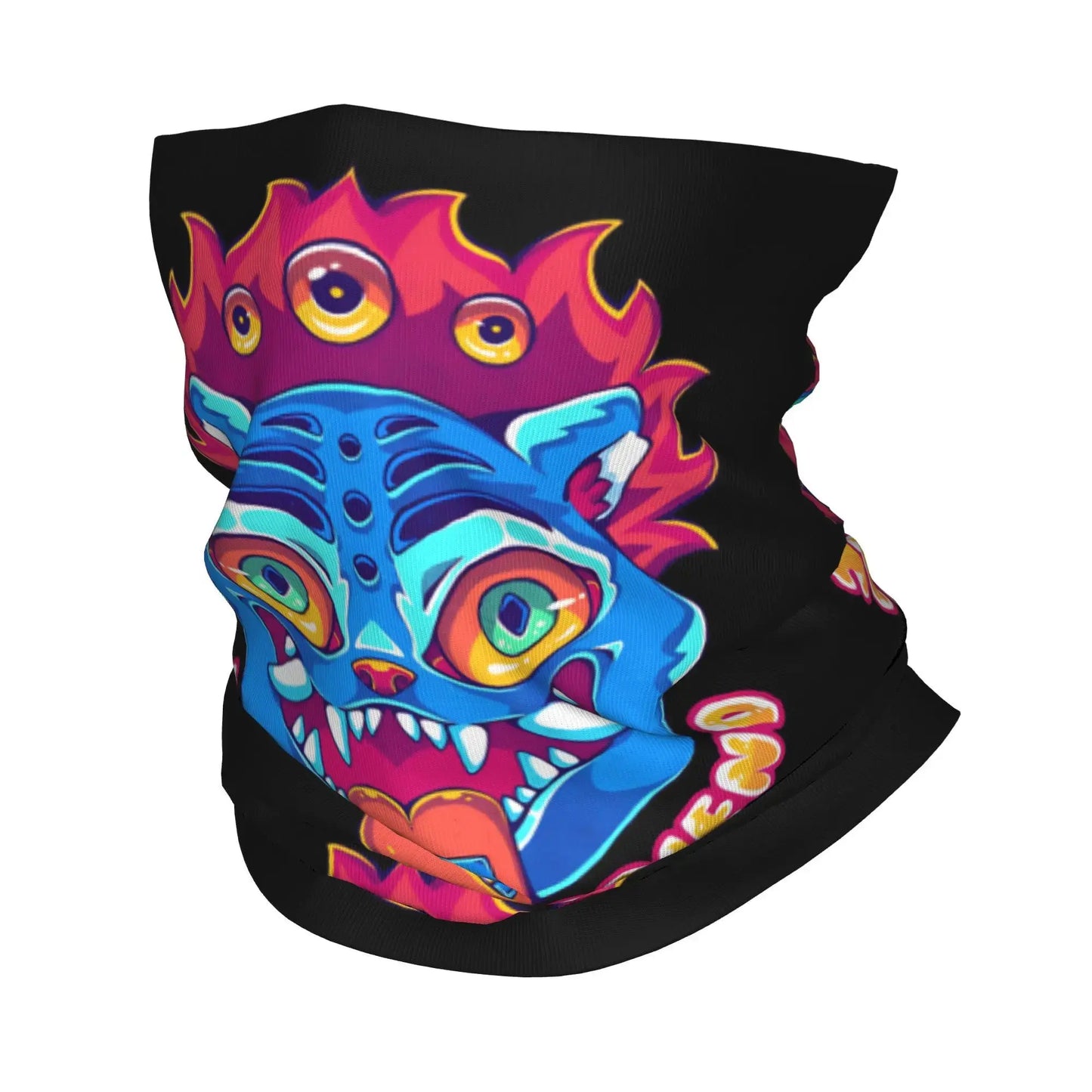 HUNTRIX KPOP Demon Hunters Anime Bandana Neck Gaiter Printed Face Scarf Multifunctional Face Mask Riding Adult Breathable Trikidsworld