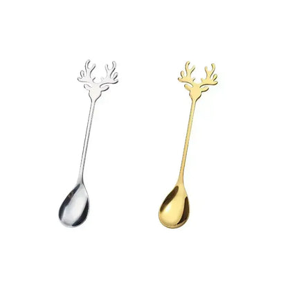 Christmas Decorations Home Christmas Table Decor Stainless SpoonsFork Cutlery Set Elk Xmas Tree New Year 2026 Navidad 2025 Gifts Trikidsworld