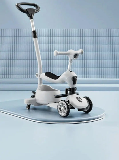 Wheel -3 Foldable Kids' Scooter – Musical, Portable, Multimode Ride Trikidsworld