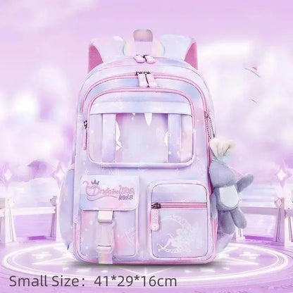 Princess Rainbow Backpack – Cute & Protective Schoolbag for Girls Trikidsworld
