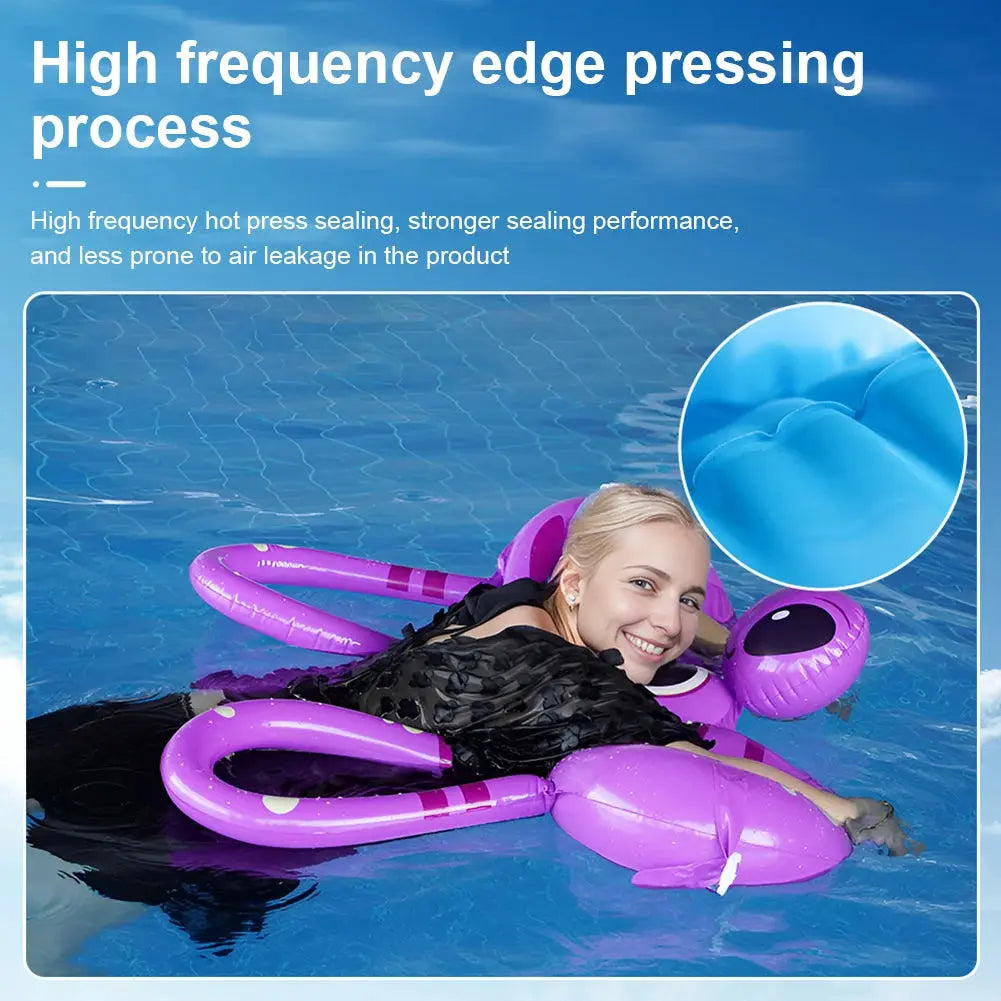 PVC Drifting Safety Vest Lightweight Inflatable Buoyancy Vest Portable Adjustable Webbing Safety Buckle Swim Pool Accessories Trikidsworld