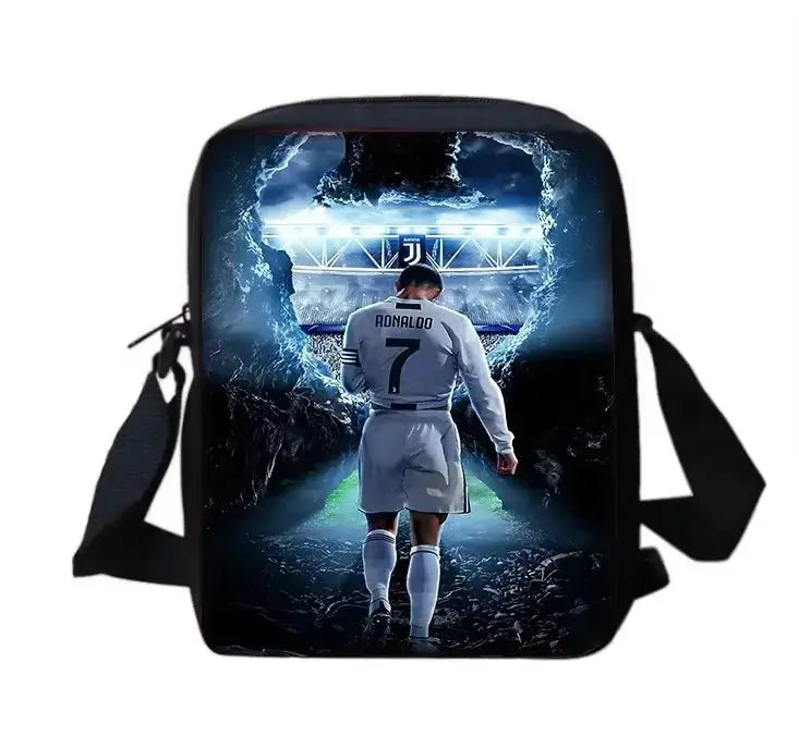 Football CR7 Child School Backpack With Shoulder Ronaldo Bags Trikidsworld