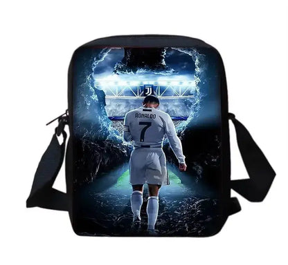 Football CR7 Child School Backpack With Shoulder Ronaldo Bags Trikidsworld