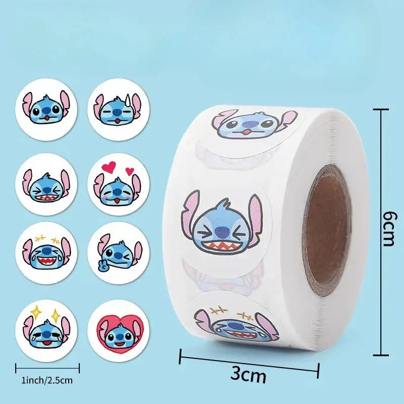 Cartoon kids Party candy Stickers Rolls Stickers Toys Trikidsworld
