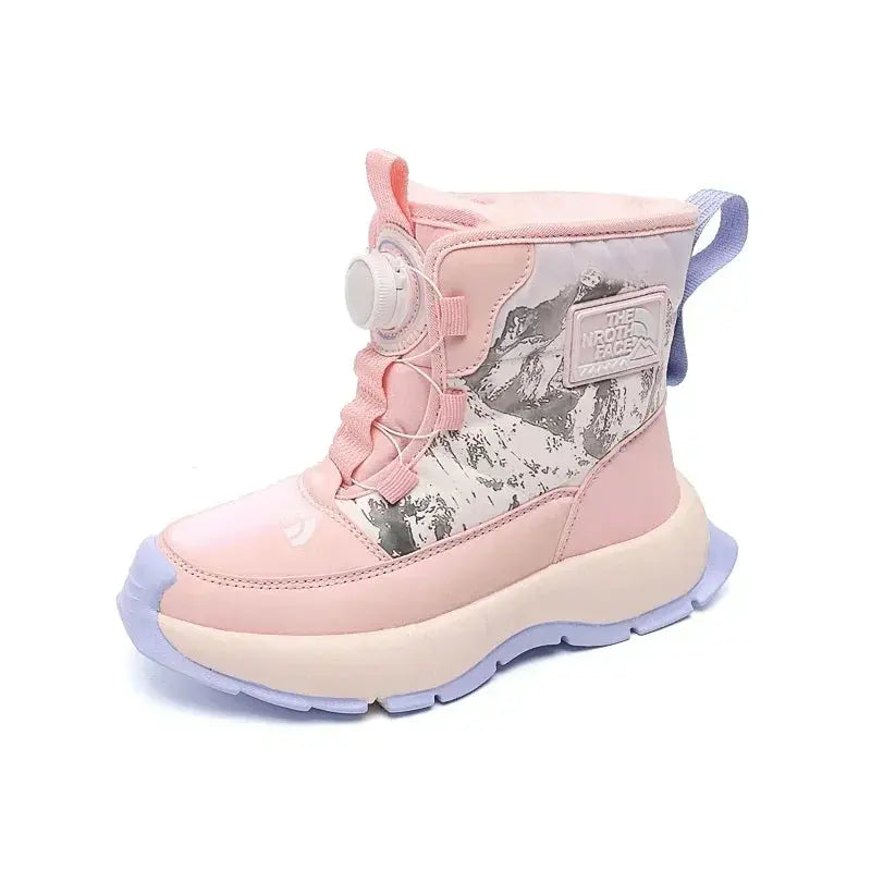 Winter Popular Children's Mid-tube Plush Boots for Kids Boys Girls Snow Boots Waterproof Non-slip Thickened Warm Kid Cotton Shoe Trikidsworld
