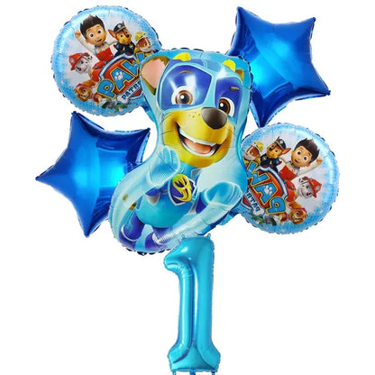Paw Patrol Birthday Party Decoration Baby Shower Boys Girl Tableware Supplies Cup Tablecloth Numbers Balloon Cake Backdrop Gifts Trikidsworld