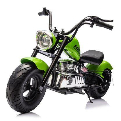 24V Kids Electric Dirt Bike,2-Wheeler Electric Motorcycle,Battery Powered Ride on Toy Car for Aged 8+ Big Kids Gift,w/ Handbrake Trikidsworld