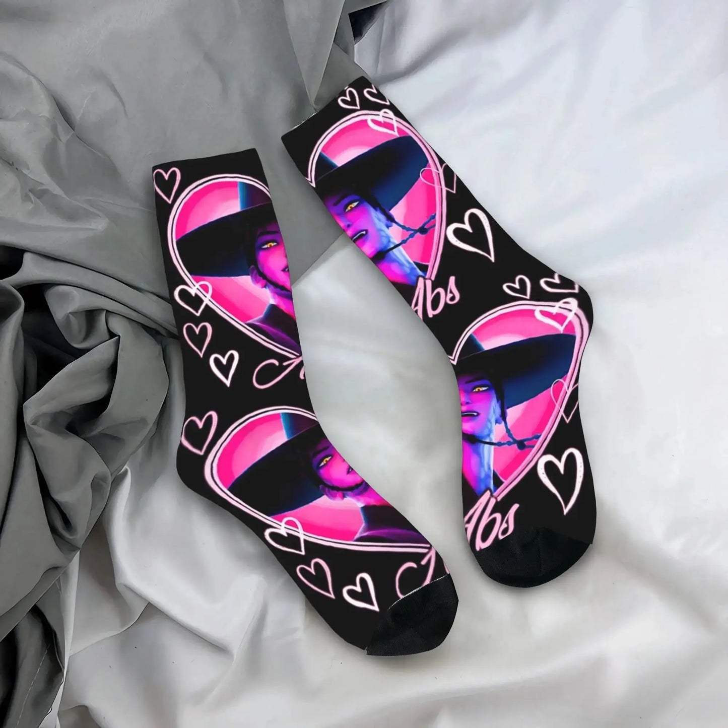 Rumi K pop Demon Hunters  Socks Huntrix Non Slip Stockings Men Quality Outdoor Sports Socks Autumn Harajuku Design Socks Trikidsworld