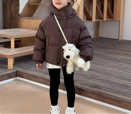 Winter Kids Warm Down Coats Autumn Children Cotton-Padded Jackets Boys Girls Clothing Baby Hooded Outerwear 3-12 Years Trikidsworld