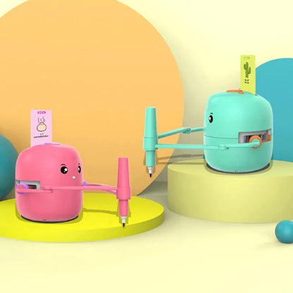 Interactive Educational Drawing Robot Learning Toy With 100 Cards Early Educational Toys For Girl And Boy Trikidsworld