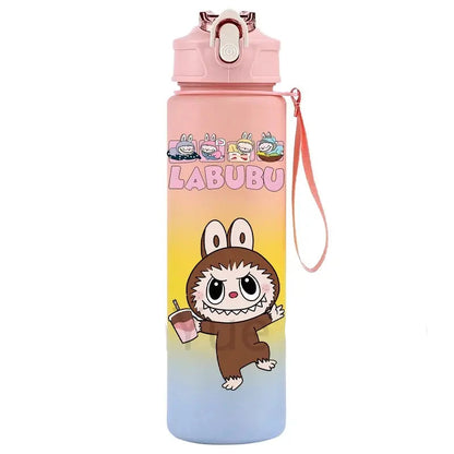 750Ml Cartoon Printed Water Bottle Teenger Student Drinking Portable Cartoon Large Capacity Outdoor Sport Water Cup Kid Gift Trikidsworld