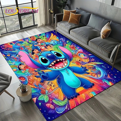 Cute Stitch 3D Non-slip Carpet for Kids | Disney Room Decor Trikidsworld