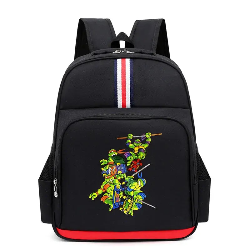 Teenage Ninja Turtle Backpack Anime Cartoon Print Kids Trikidsworld