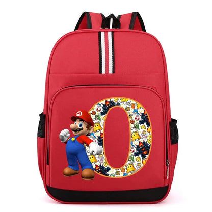 Super Mario Kids Backpack – Cartoon A-Z Schoolbag for Boys Trikidsworld