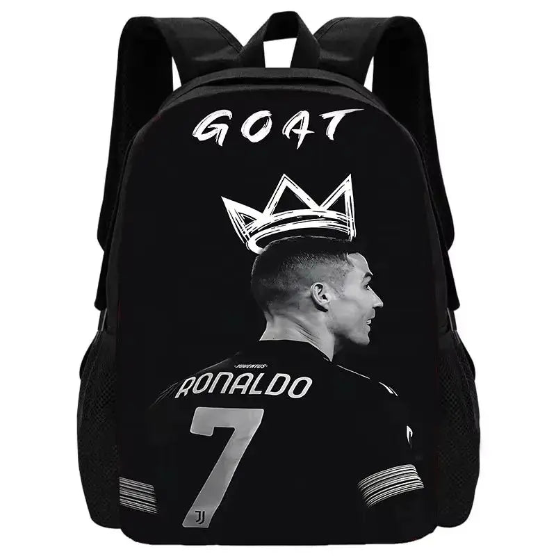 Football CR7 Child School Backpack With Shoulder Ronaldo Bags Trikidsworld