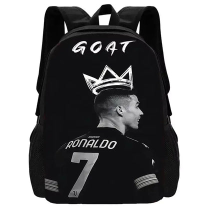 Football CR7 Child School Backpack With Shoulder Ronaldo Bags Trikidsworld
