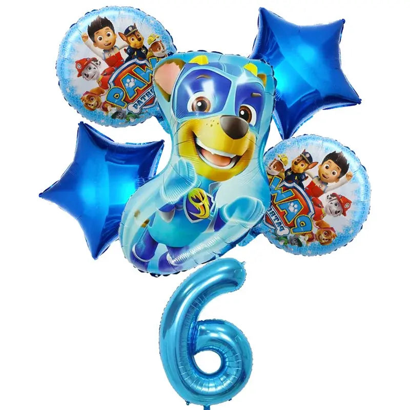 Paw Patrol Birthday Party Decoration Baby Shower Boys Girl Tableware Supplies Cup Tablecloth Numbers Balloon Cake Backdrop Gifts Trikidsworld
