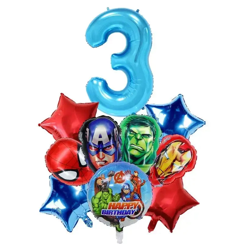 Kids Avengers Marvel Birthday Party Decoration Trikidsworld