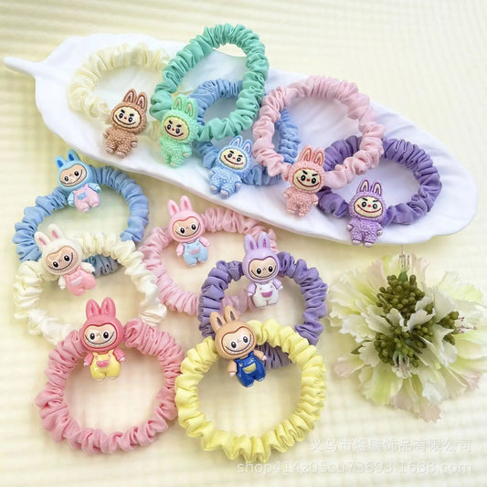 10/20 New Cartoon Labui Hair Ropes Cute Anime Elastic Hair Circle for Women Kawaii Girls Holiday Gifts Decoration Accessories Trikidsworld
