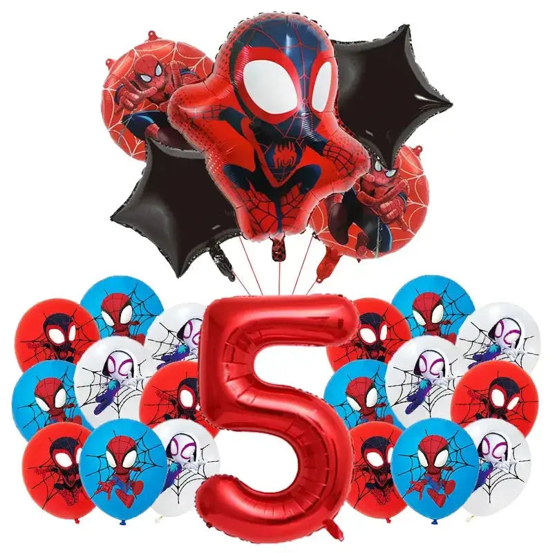 Birthday Party Decoration Spiderman Theme Balloon Trikidsworld