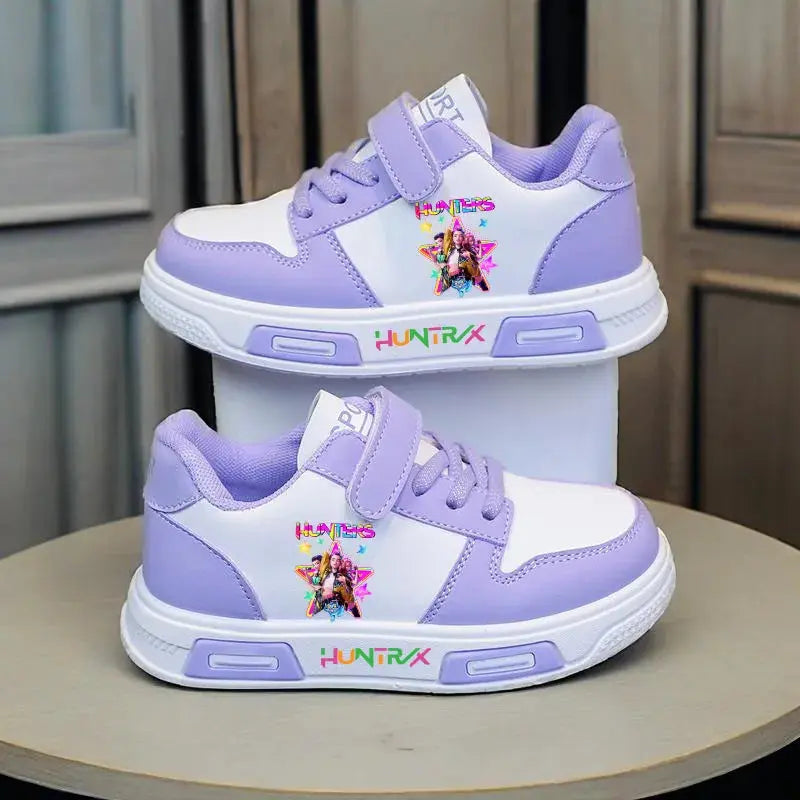 KPop Demon Hunters Children's Casual Sneaker Girls Sports Shoes Cartoon Students Basketbal Running Shoes Kids Tennis Shoes Gifts Trikidsworld