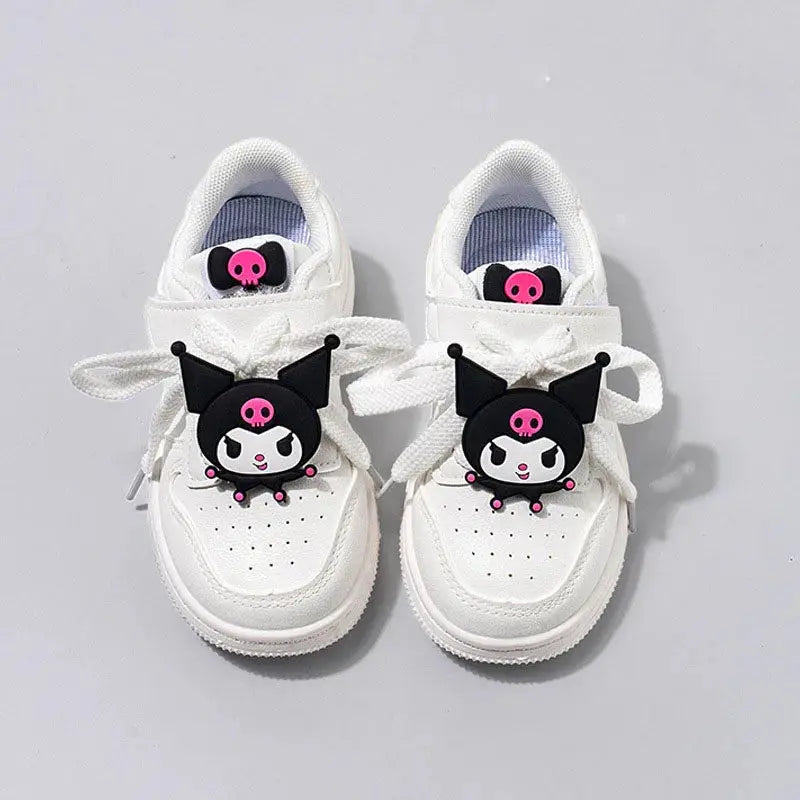 Sanrio Kuromi Children's Casual Shoes Girls Cute Cartoon Comfortable Board Shoes Breathable Non Slip Running Shoes Sneakers Trikidsworld