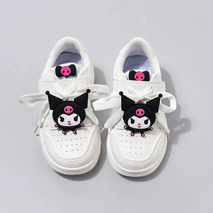 Sanrio Kuromi Children's Casual Shoes Girls Cute Cartoon Comfortable Board Shoes Breathable Non Slip Running Shoes Sneakers Trikidsworld