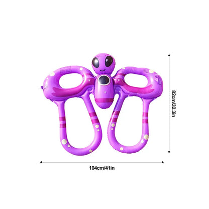 PVC Drifting Safety Vest Lightweight Inflatable Buoyancy Vest Portable Adjustable Webbing Safety Buckle Swim Pool Accessories Trikidsworld