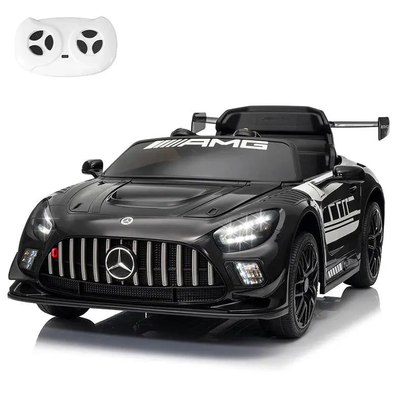 12V Licensed Mercedes-Benz GT3 Kids Ride on Car, Electric Vehicles for Kids Gifts,Ride on Toys with Remote Control, Music Trikidsworld