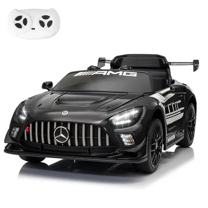 12V Licensed Mercedes-Benz GT3 Kids Ride on Car, Electric Vehicles for Kids Gifts,Ride on Toys with Remote Control, Music Trikidsworld