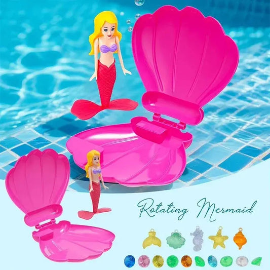 New Mermaid Dive Toys Mermaid with shell Bath Toys Colorful Mermaid Pool Toys Swimming Pool Game for Toddlers Boys Girls Teens Trikidsworld