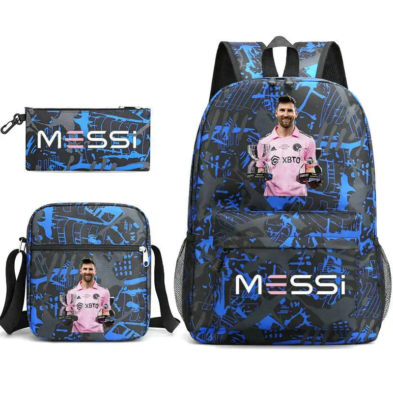 Messi Schoolbag High Capacity Casual Backpacks Trikidsworld