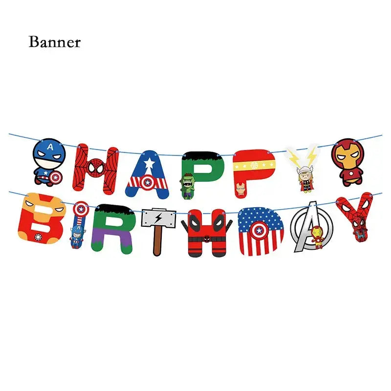 Kids Avengers Marvel Birthday Party Decoration Trikidsworld