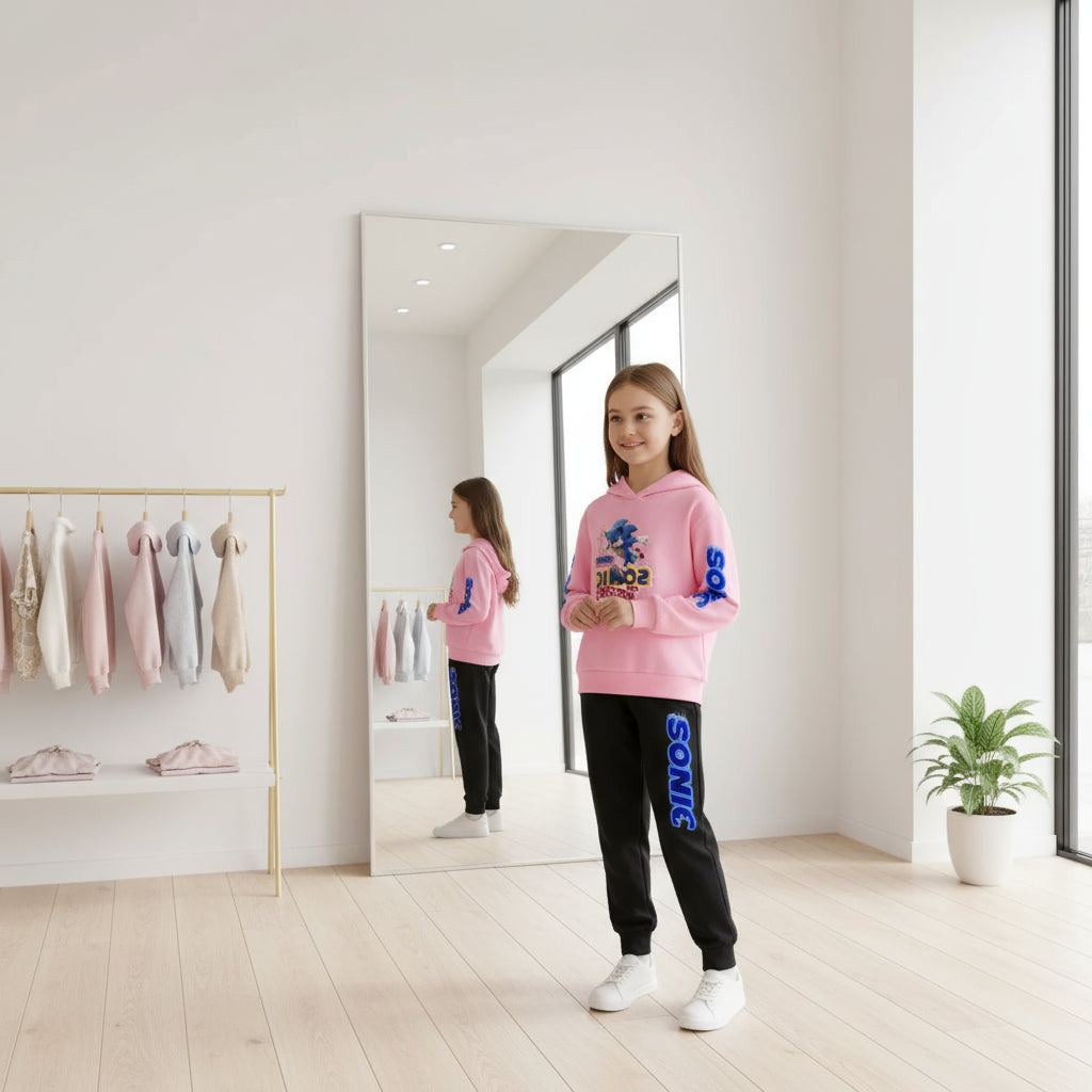 Sweat à capuche d'automne pour enfants de 3 à 12 ans, produits Anime, vêtements de sport, pull + pantalon, ensemble deux pièces Trikidsworld
