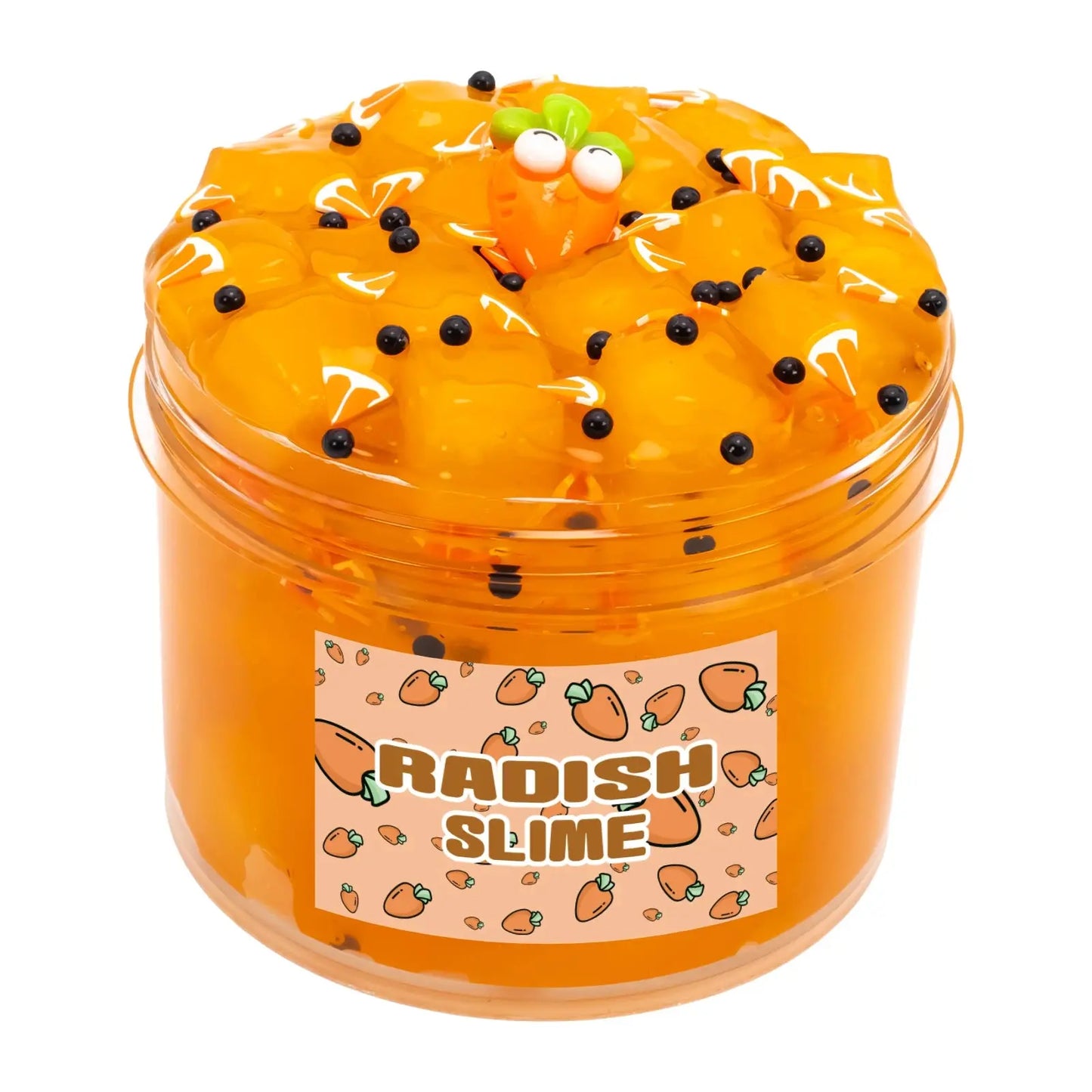 70/300ml Large Crunchy Crystal Slime Kit - Leaf Watermelon Grape Premade Slime Pack Set Non-Sticky Jelly Cube Slime for Party Trikidsworld